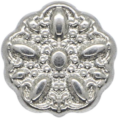  Zamak Çiçek Desen Perçin - ZR6